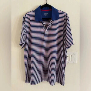 Brooks Brothers Red White Blue USA Lightweight Golf Short Sleeve Polo Men XLarge